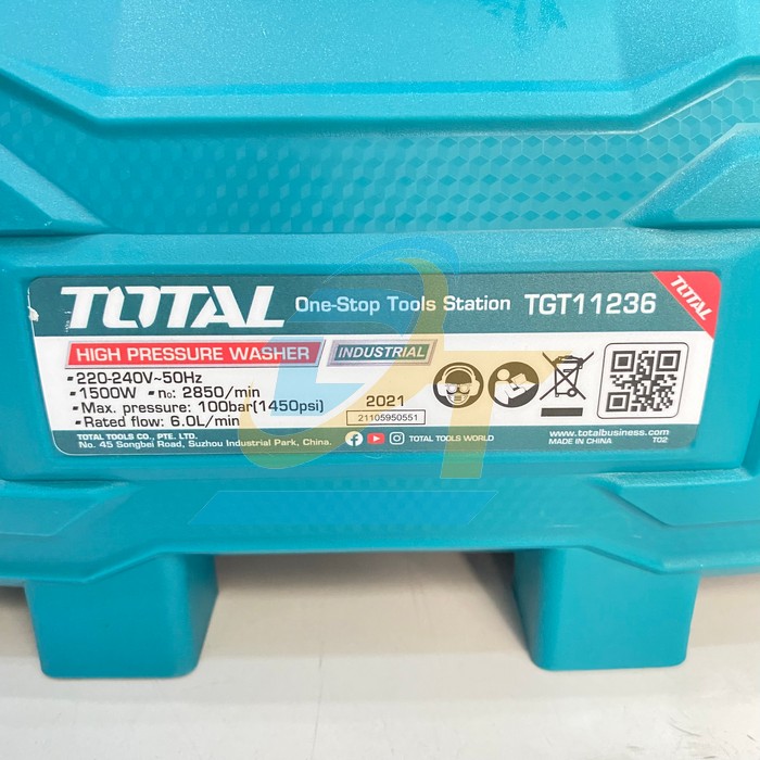 M&aacute;y xịt rửa xe 1500W Total TGT11236 TGT11236 Total | Gi&aacute; rẻ nhất - C&ocirc;ng Ty TNHH Thương Mại Dịch Vụ Đạt T&acirc;m