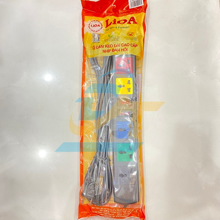 Ổ cắm điện 6 lỗ d&acirc;y 5m Lioa 6D52N 6D52N LiOA | Gi&aacute; rẻ nhất - C&ocirc;ng Ty TNHH Thương Mại Dịch Vụ Đạt T&acirc;m