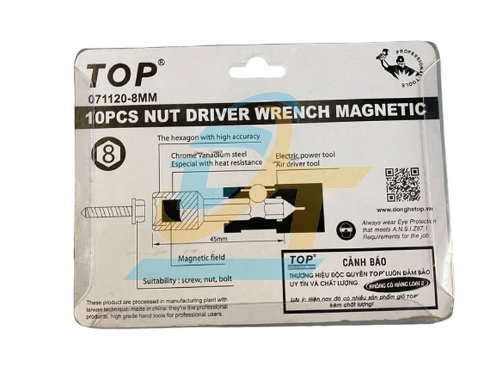 Đầu siết t&ocirc;n 8mm d&agrave;i 45mm TOP 071120-8MM 071120-8MM TOP | Gi&aacute; rẻ nhất - C&ocirc;ng Ty TNHH Thương Mại Dịch Vụ Đạt T&acirc;m