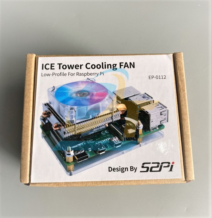 Firm Metal Case Raspberry Pi 4 k&egrave;m quạt ICE Tower Low-Profile  Raspberry | Gi&aacute; rẻ nhất - C&ocirc;ng Ty TNHH Thương Mại Dịch Vụ Đạt T&acirc;m