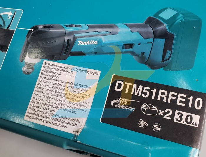 M&aacute;y cắt đa năng d&ugrave;ng pin Makita DTM51RFE10 18V DTM51RFE1 Makita | Gi&aacute; rẻ nhất - C&ocirc;ng Ty TNHH Thương Mại Dịch Vụ Đạt T&acirc;m