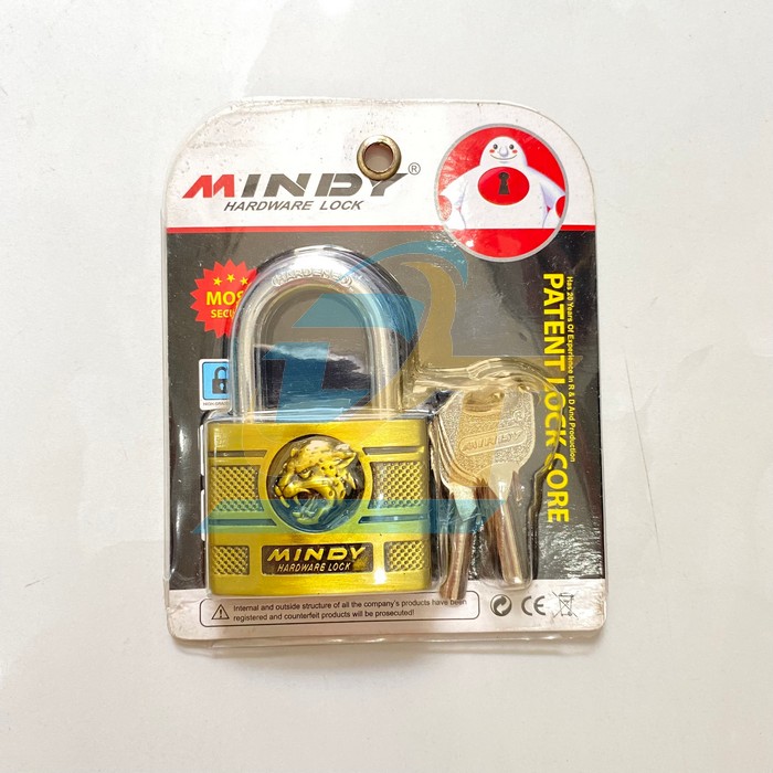 Ổ kh&oacute;a treo đầu b&aacute;o Mindy 6F (60mm)  Mindy | Gi&aacute; rẻ nhất - C&ocirc;ng Ty TNHH Thương Mại Dịch Vụ Đạt T&acirc;m