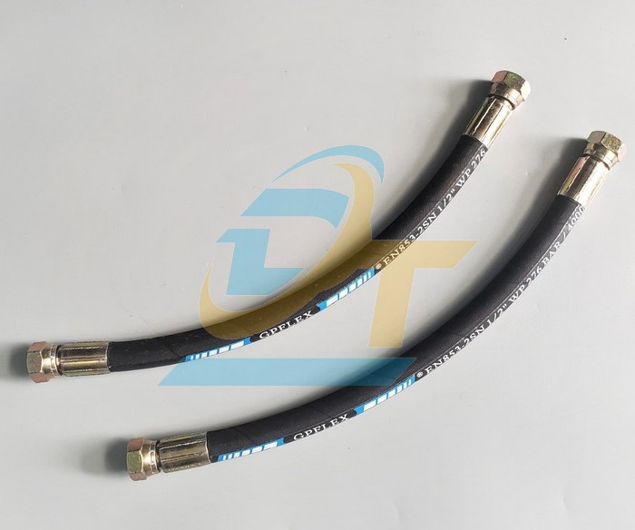 Ống tuy &ocirc; thủy lực GPFLEX 1/2"x440mm bấm 2 đầu ren trong 21 c&ocirc;n lồi  GPFLEX | Gi&aacute; rẻ nhất - C&ocirc;ng Ty TNHH Thương Mại Dịch Vụ Đạt T&acirc;m