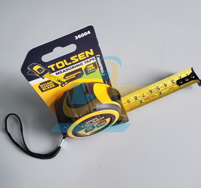 Thước cuộn c&ocirc;ng nghiệp 5m Tolsen 36004 36004 Tolsen | Gi&aacute; rẻ nhất - C&ocirc;ng Ty TNHH Thương Mại Dịch Vụ Đạt T&acirc;m