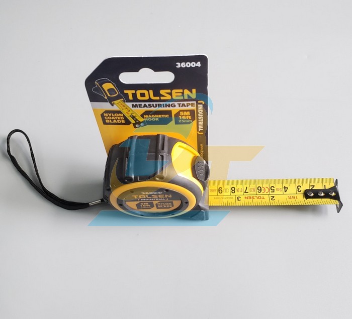 Thước cuộn c&ocirc;ng nghiệp 5m Tolsen 36004 36004 Tolsen | Gi&aacute; rẻ nhất - C&ocirc;ng Ty TNHH Thương Mại Dịch Vụ Đạt T&acirc;m