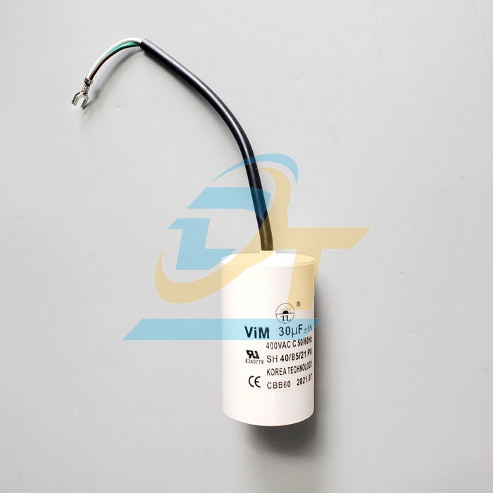 Tụ tr&ograve;n nhựa ViM d&ugrave;ng cho m&ocirc; tơ 30uF-400V  VietNam | Gi&aacute; rẻ nhất - C&ocirc;ng Ty TNHH Thương Mại Dịch Vụ Đạt T&acirc;m