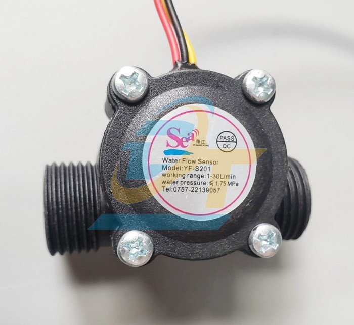 Cảm biến lưu lượng nước YF-S201 DN15 YF-S201 China | Gi&aacute; rẻ nhất - C&ocirc;ng Ty TNHH Thương Mại Dịch Vụ Đạt T&acirc;m