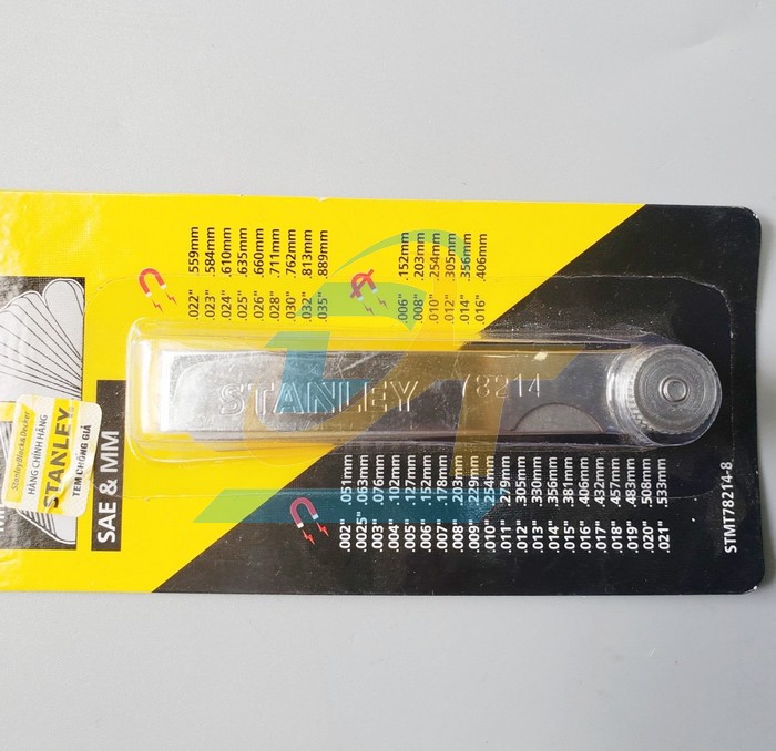 Căn l&aacute; đo độ d&agrave;y khe hở 36 l&aacute; 0.5-65mm Stanley STMT78214-8 STMT78214-8 Stanley | Gi&aacute; rẻ nhất - C&ocirc;ng Ty TNHH Thương Mại Dịch Vụ Đạt T&acirc;m