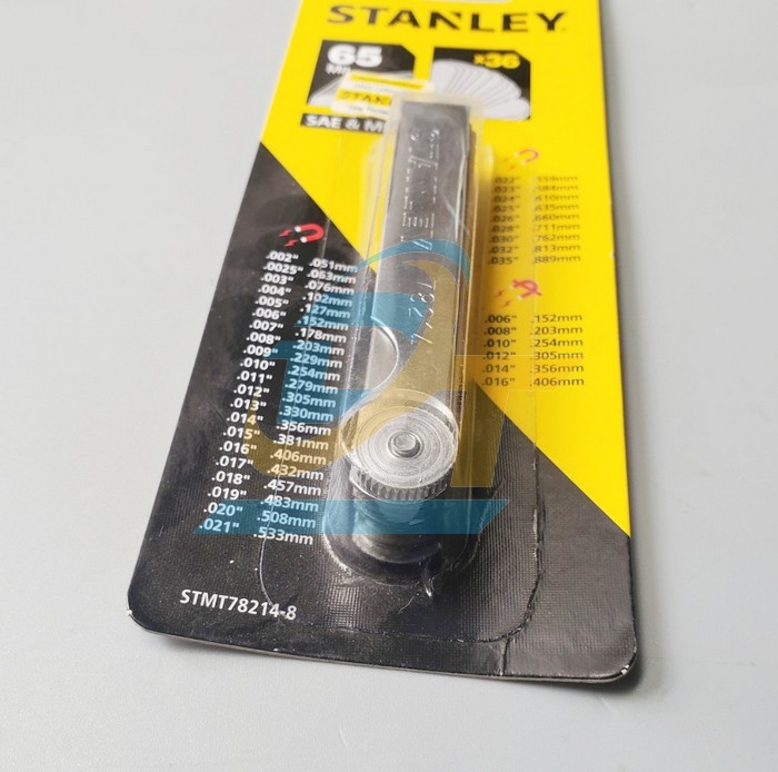 Căn l&aacute; đo độ d&agrave;y khe hở 36 l&aacute; 0.5-65mm Stanley STMT78214-8 STMT78214-8 Stanley | Gi&aacute; rẻ nhất - C&ocirc;ng Ty TNHH Thương Mại Dịch Vụ Đạt T&acirc;m