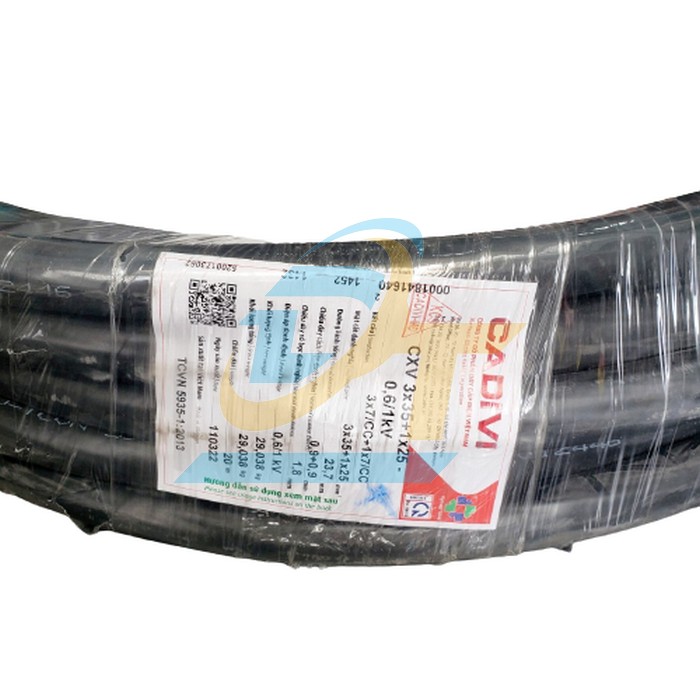 D&acirc;y c&aacute;p điện Cadivi CXV 3x35+1x25 - 0.6/1kV  Cadivi | Gi&aacute; rẻ nhất - C&ocirc;ng Ty TNHH Thương Mại Dịch Vụ Đạt T&acirc;m