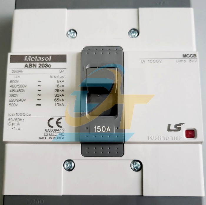 Cầu dao điện MCCB (khối) LS ABN203c 3P 150A 30kA  LS | Gi&aacute; rẻ nhất - C&ocirc;ng Ty TNHH Thương Mại Dịch Vụ Đạt T&acirc;m
