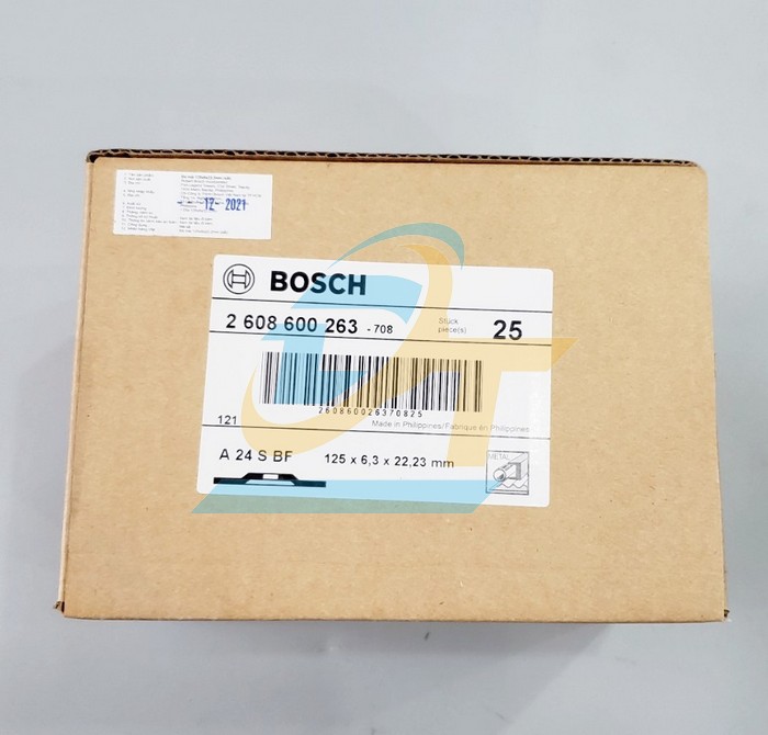Đ&aacute; m&agrave;i kim loại 125x6.3x22.3mm Bosch 2608600263 2608600263 Bosch | Gi&aacute; rẻ nhất - C&ocirc;ng Ty TNHH Thương Mại Dịch Vụ Đạt T&acirc;m
