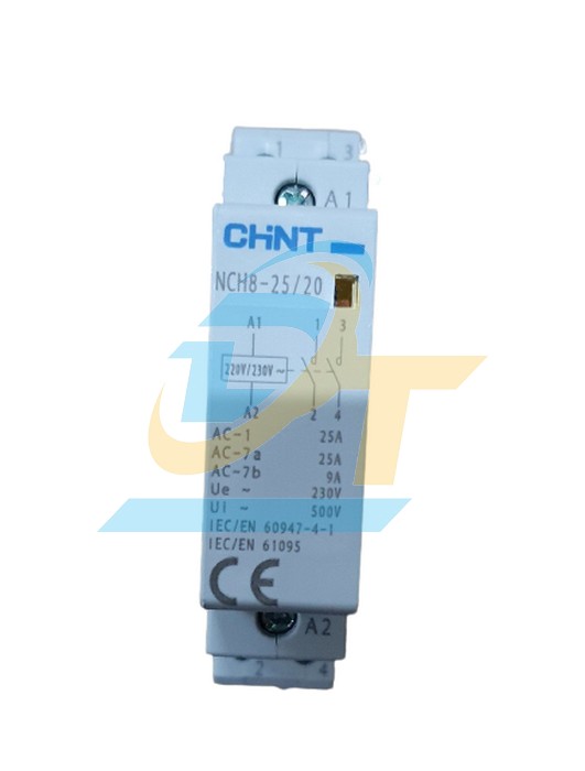 Khởi động từ 1P 25A 220/230V Chint NCH8-25/20 NCH8-25/20 CHINT | Gi&aacute; rẻ nhất - C&ocirc;ng Ty TNHH Thương Mại Dịch Vụ Đạt T&acirc;m