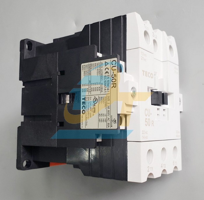Khởi động từ 3P 50A 220V Teco CU-50R (2a2b) CU-50R Teco | Gi&aacute; rẻ nhất - C&ocirc;ng Ty TNHH Thương Mại Dịch Vụ Đạt T&acirc;m