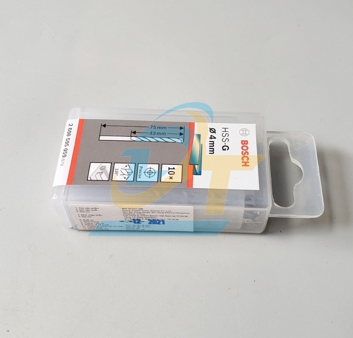Mũi khoan sắt 4mm HSS-G Bosch 2608595059 2608595059 Bosch | Gi&aacute; rẻ nhất - C&ocirc;ng Ty TNHH Thương Mại Dịch Vụ Đạt T&acirc;m