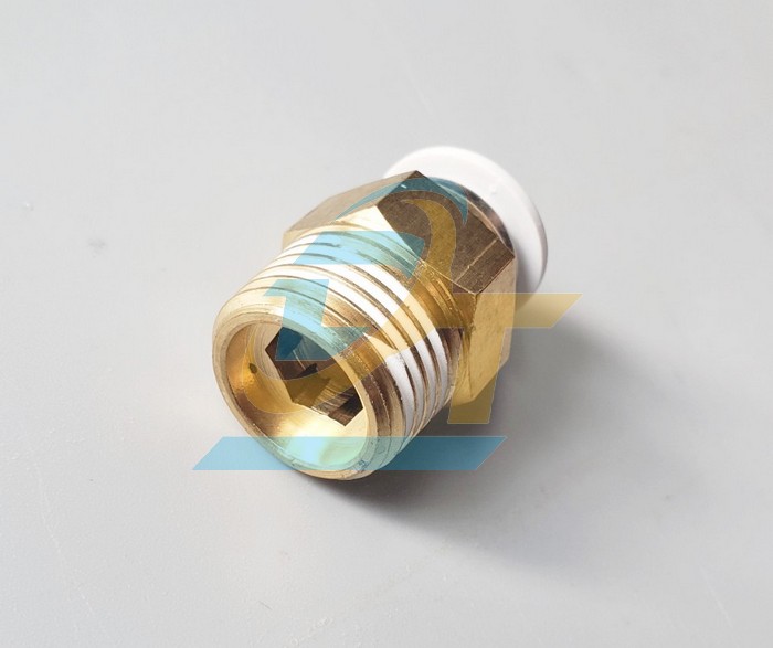 Đầu nối hơi thẳng ren ngo&agrave;i 21 ống 12 STNC YPC12-04  STNC | Gi&aacute; rẻ nhất - C&ocirc;ng Ty TNHH Thương Mại Dịch Vụ Đạt T&acirc;m