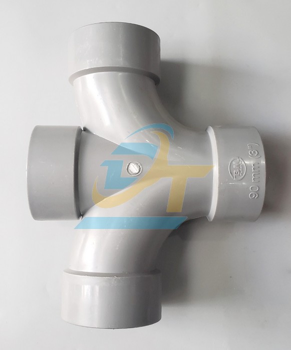 Tứ th&ocirc;ng PVC B&igrave;nh Minh phi 90   | Gi&aacute; rẻ nhất - C&ocirc;ng Ty TNHH Thương Mại Dịch Vụ Đạt T&acirc;m