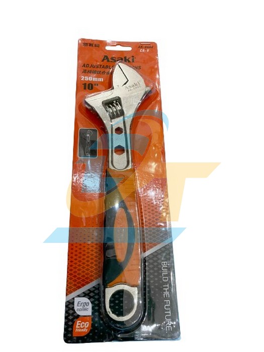 Mỏ lết 10''/250mm c&aacute;n bọc nhựa Asaki AK-0402 AK-0402 Asaki | Gi&aacute; rẻ nhất - C&ocirc;ng Ty TNHH Thương Mại Dịch Vụ Đạt T&acirc;m
