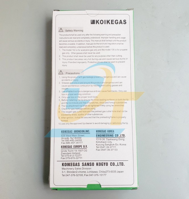 B&eacute;c cắt gi&oacute; đ&aacute; Koike 106HC No.8 (Kh&iacute; gas L.P.G) 106HC-2 Koike | Gi&aacute; rẻ nhất - C&ocirc;ng Ty TNHH Thương Mại Dịch Vụ Đạt T&acirc;m