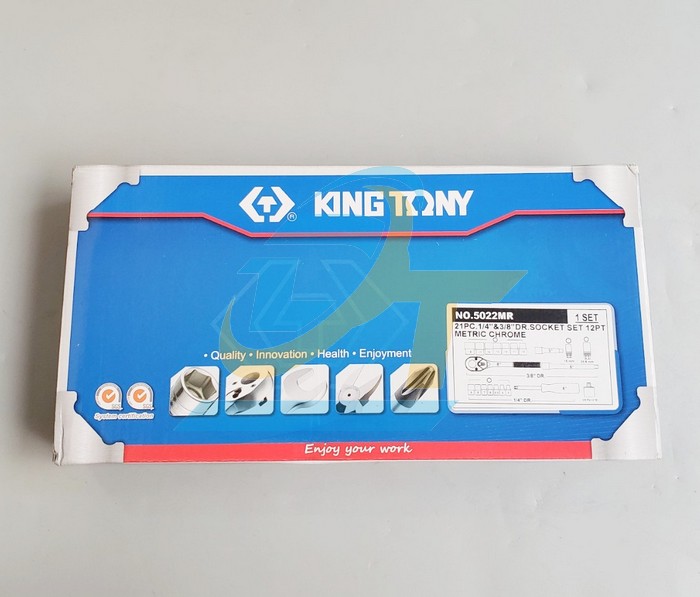 Bộ tu&yacute;p 21 chi tiết 3/8' Kingtony 5022MR 5022MR KingTony | Gi&aacute; rẻ nhất - C&ocirc;ng Ty TNHH Thương Mại Dịch Vụ Đạt T&acirc;m
