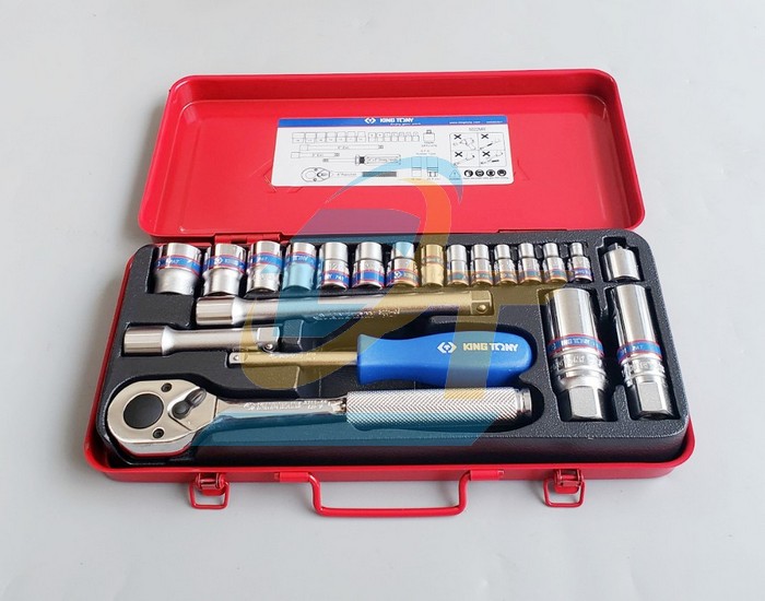Bộ tu&yacute;p 21 chi tiết 3/8' Kingtony 5022MR 5022MR KingTony | Gi&aacute; rẻ nhất - C&ocirc;ng Ty TNHH Thương Mại Dịch Vụ Đạt T&acirc;m