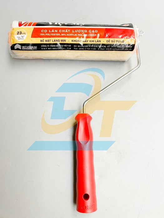 Cọ lăn c&aacute;n đỏ Việt Mỹ 23cm  VietMy | Gi&aacute; rẻ nhất - C&ocirc;ng Ty TNHH Thương Mại Dịch Vụ Đạt T&acirc;m