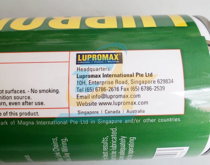 Dầu xịt bảo tr&igrave; d&acirc;y c&aacute;p th&eacute;p - x&iacute;ch tải Lupromax C&C 400ml  LUPROMAX | Gi&aacute; rẻ nhất - C&ocirc;ng Ty TNHH Thương Mại Dịch Vụ Đạt T&acirc;m