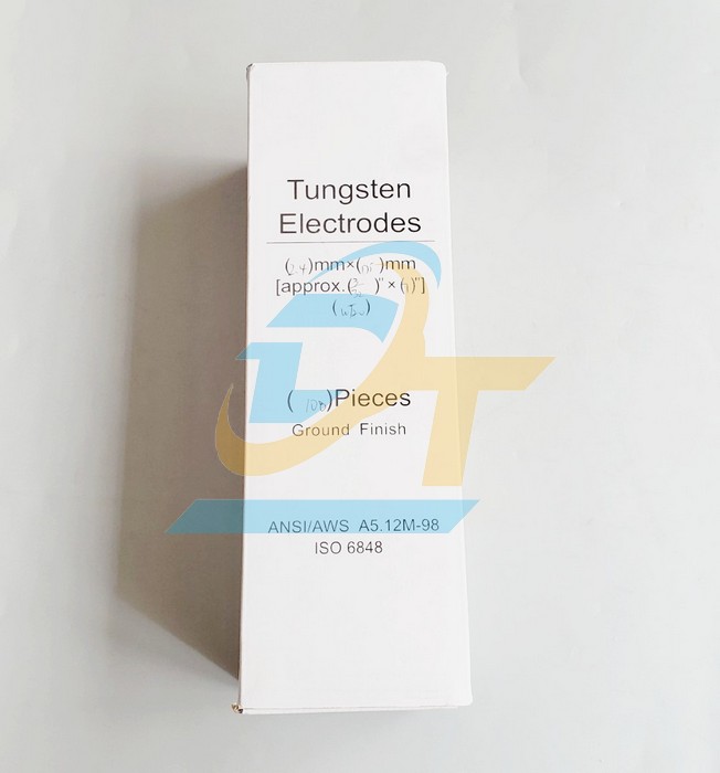 Điện cực h&agrave;n Tig (Sắt-inox) Tungsten Electrodes 2.4x175mm (Vỉ 10 c&acirc;y)  TUNGSTEN | Gi&aacute; rẻ nhất - C&ocirc;ng Ty TNHH Thương Mại Dịch Vụ Đạt T&acirc;m