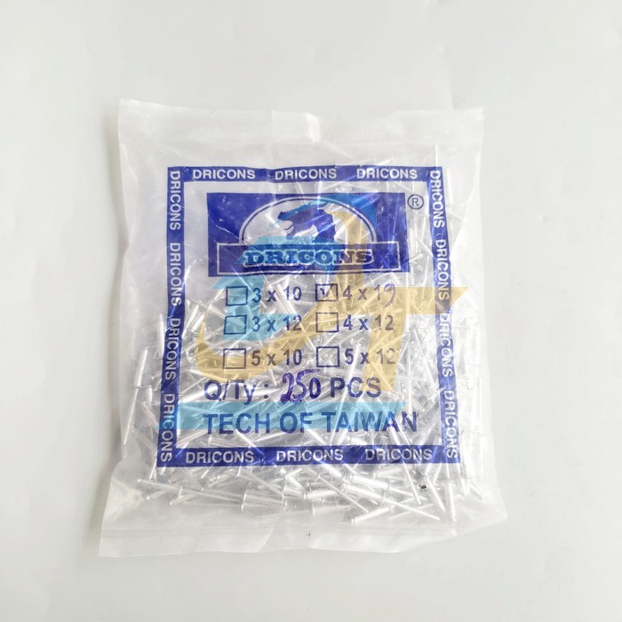 Đinh rive (Đinh t&aacute;n, Đinh r&uacute;t) 4x19  VietNam | Gi&aacute; rẻ nhất - C&ocirc;ng Ty TNHH Thương Mại Dịch Vụ Đạt T&acirc;m