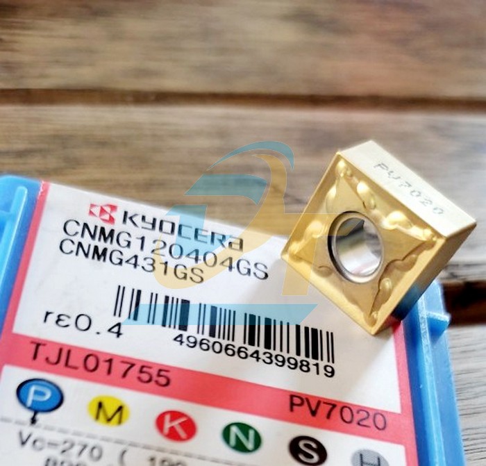 Hộp 10 mảnh dao tiện KYOCERA CNMG120404GS CNMG431GS CNMG120404GS CNMG431GS KYOCERA | Gi&aacute; rẻ nhất - C&ocirc;ng Ty TNHH Thương Mại Dịch Vụ Đạt T&acirc;m