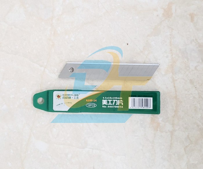 Lưỡi dao rọc giấy 0.5x18x100mm Berrylion A100-14  Berrylion | Gi&aacute; rẻ nhất - C&ocirc;ng Ty TNHH Thương Mại Dịch Vụ Đạt T&acirc;m