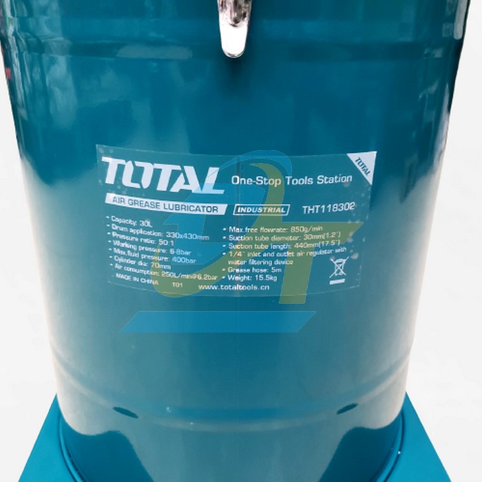 M&aacute;y bơm mỡ bằng kh&iacute; n&eacute;n 30 l&iacute;t Total THT118302 THT118302 Total | Gi&aacute; rẻ nhất - C&ocirc;ng Ty TNHH Thương Mại Dịch Vụ Đạt T&acirc;m