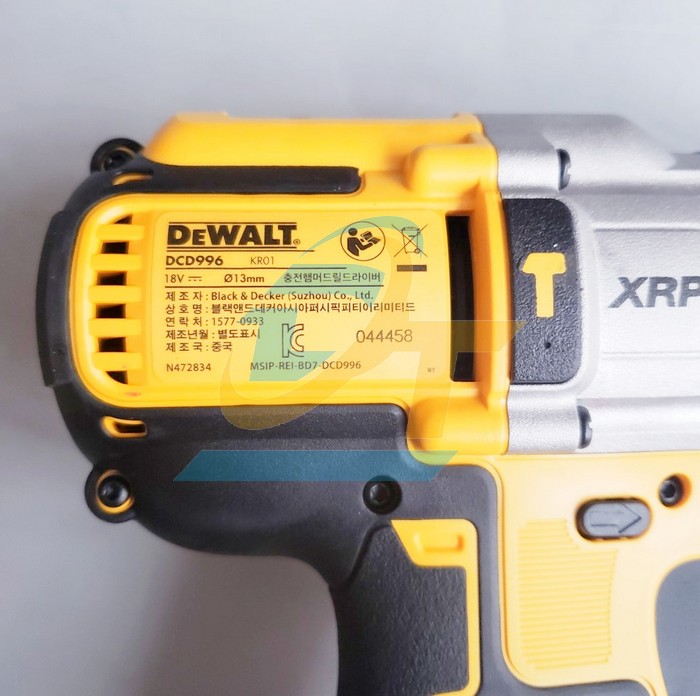 Bộ m&aacute;y khoan vặn v&iacute;t d&ugrave;ng pin 18V (5Ah) Dewalt DCD996-KR DCD996-KR DEWALT | Gi&aacute; rẻ nhất - C&ocirc;ng Ty TNHH Thương Mại Dịch Vụ Đạt T&acirc;m