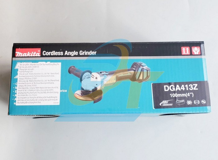 M&aacute;y m&agrave;i g&oacute;c 100mm d&ugrave;ng pin 18V Makita DGA413Z (Kh&ocirc;ng k&egrave;m pin sạc) DGA413Z Makita | Gi&aacute; rẻ nhất - C&ocirc;ng Ty TNHH Thương Mại Dịch Vụ Đạt T&acirc;m