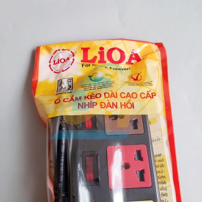 Ổ cắm điện 6 lỗ 3 chấu d&acirc;y 3m LiOA 6DOF33N 6DOF33N LiOA | Gi&aacute; rẻ nhất - C&ocirc;ng Ty TNHH Thương Mại Dịch Vụ Đạt T&acirc;m
