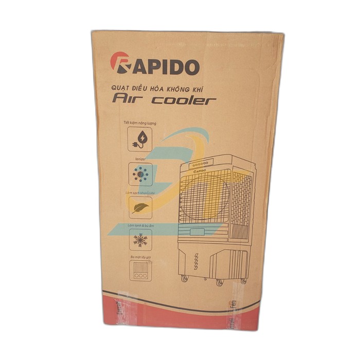 Quạt điều h&ograve;a kh&ocirc;ng kh&iacute; Air Cooler Rapido 9000-D (60L)  Rapido | Gi&aacute; rẻ nhất - C&ocirc;ng Ty TNHH Thương Mại Dịch Vụ Đạt T&acirc;m