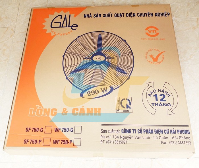 Quạt đứng c&ocirc;ng nghiệp Gale SF750-P SF750-P GALE | Gi&aacute; rẻ nhất - C&ocirc;ng Ty TNHH Thương Mại Dịch Vụ Đạt T&acirc;m
