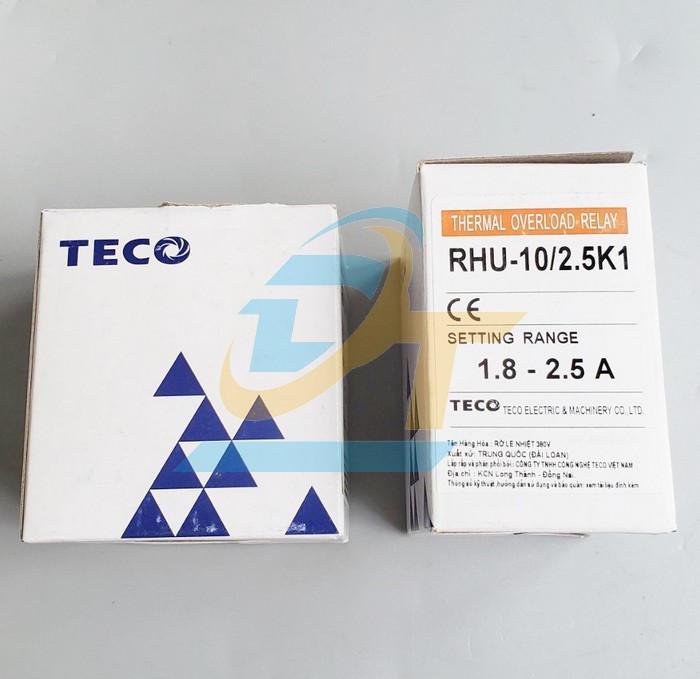 Relay nhiệt 1.8-2.5A Teco RHU-10/2.5K1 RHU-10/2.5K1 Teco | Gi&aacute; rẻ nhất - C&ocirc;ng Ty TNHH Thương Mại Dịch Vụ Đạt T&acirc;m