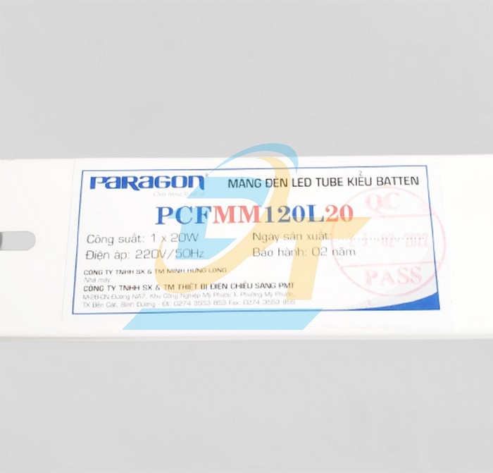 ﻿Bộ đ&egrave;n Led Tube kiểu Batten 1x20W Paragon PCFMM120L20 PCFMM120L20 Paragon | Gi&aacute; rẻ nhất - C&ocirc;ng Ty TNHH Thương Mại Dịch Vụ Đạt T&acirc;m