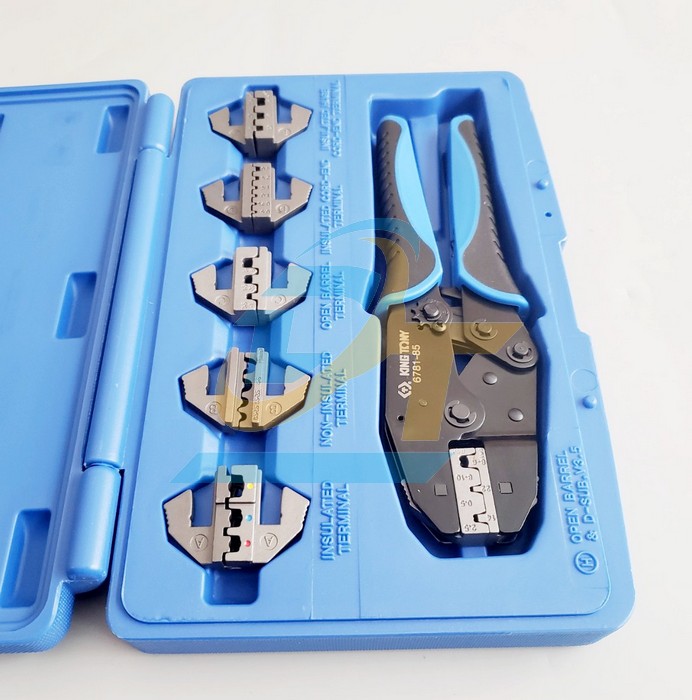 Bộ k&igrave;m bấm cos 6 chi tiết Kingtony 42107GX 42107GX KingTony | Gi&aacute; rẻ nhất - C&ocirc;ng Ty TNHH Thương Mại Dịch Vụ Đạt T&acirc;m