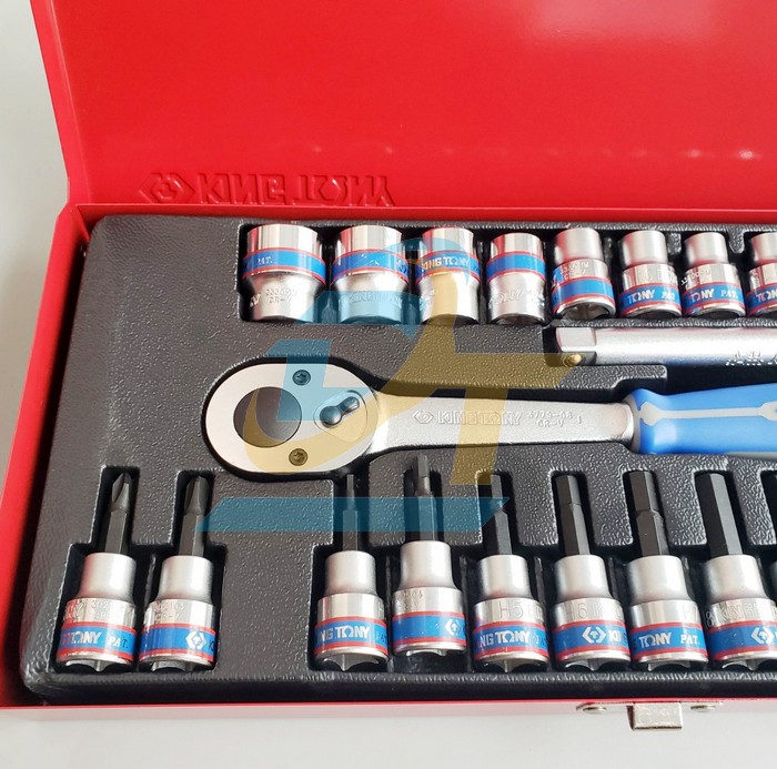 Bộ tu&yacute;p 3/8" 24 chi tiết hệ m&eacute;t Kingtony 3024MR 3024MR KingTony | Gi&aacute; rẻ nhất - C&ocirc;ng Ty TNHH Thương Mại Dịch Vụ Đạt T&acirc;m