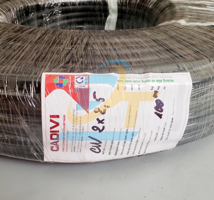 D&acirc;y c&aacute;p điện cadivi CVV 2x2.5 - 300/500V  Cadivi | Gi&aacute; rẻ nhất - C&ocirc;ng Ty TNHH Thương Mại Dịch Vụ Đạt T&acirc;m