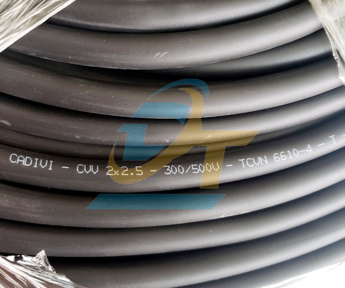 D&acirc;y c&aacute;p điện cadivi CVV 2x2.5 - 300/500V  Cadivi | Gi&aacute; rẻ nhất - C&ocirc;ng Ty TNHH Thương Mại Dịch Vụ Đạt T&acirc;m