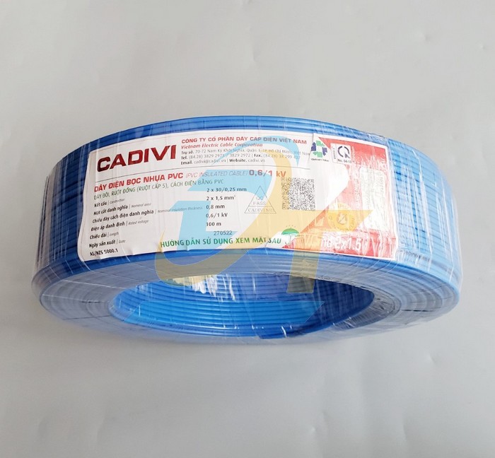D&acirc;y điện đ&ocirc;i mềm Cadivi Vcmd 2x1.5  Cadivi | Gi&aacute; rẻ nhất - C&ocirc;ng Ty TNHH Thương Mại Dịch Vụ Đạt T&acirc;m