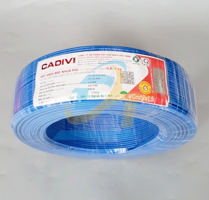 D&acirc;y điện đ&ocirc;i mềm Cadivi Vcmd 2x1.5  Cadivi | Gi&aacute; rẻ nhất - C&ocirc;ng Ty TNHH Thương Mại Dịch Vụ Đạt T&acirc;m