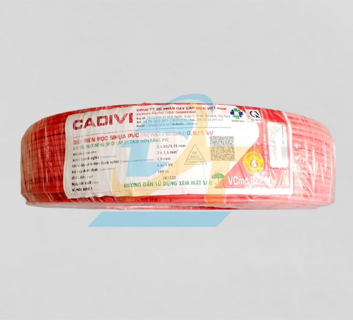 D&acirc;y điện đ&ocirc;i mềm Cadivi Vcmd 2x2.5  Cadivi | Gi&aacute; rẻ nhất - C&ocirc;ng Ty TNHH Thương Mại Dịch Vụ Đạt T&acirc;m