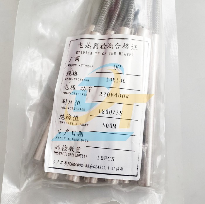 Điện trở 1 đầu 220V 400W phi 10x100mm  China | Gi&aacute; rẻ nhất - C&ocirc;ng Ty TNHH Thương Mại Dịch Vụ Đạt T&acirc;m