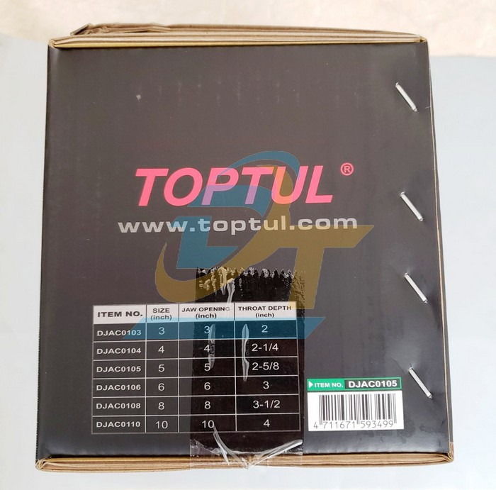&Ecirc; t&ocirc; kẹp 5" Toptul DJAC0105 DJAC0105 TOPTUL | Gi&aacute; rẻ nhất - C&ocirc;ng Ty TNHH Thương Mại Dịch Vụ Đạt T&acirc;m