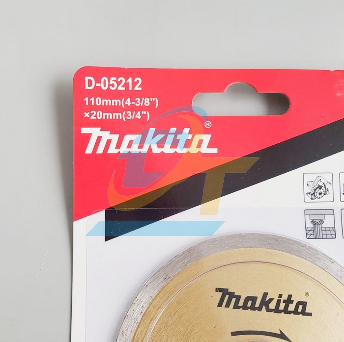 Lưỡi cắt kim cương 110x20mm Makita D-05212 D-05212 Makita | Gi&aacute; rẻ nhất - C&ocirc;ng Ty TNHH Thương Mại Dịch Vụ Đạt T&acirc;m