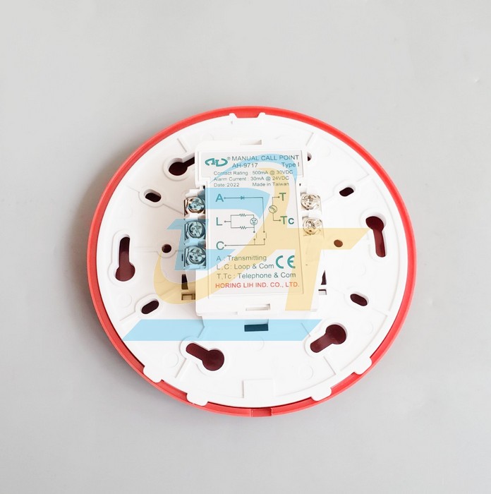 N&uacute;t nhấn khẩn b&aacute;o ch&aacute;y lắp ch&igrave;m HORING AH-9717 AH-9717 Horing | Gi&aacute; rẻ nhất - C&ocirc;ng Ty TNHH Thương Mại Dịch Vụ Đạt T&acirc;m